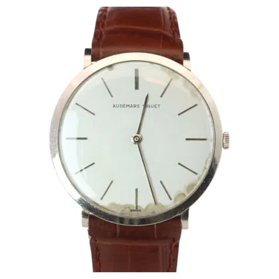 Pre-owned Audemars Piguet 5259 Ultra Thin Watch. Ap 18k White Gold 33mm Classic Dress
