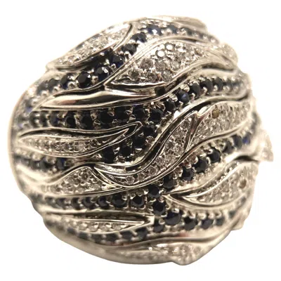 Pre-owned Audemars Piguet Audemars Pique Sapphires And Diamonds Ring In Multi