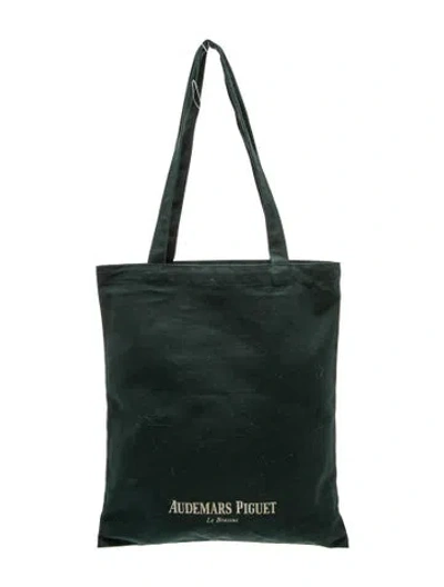 Pre-owned Audemars Piguet Canvas Tote In Green