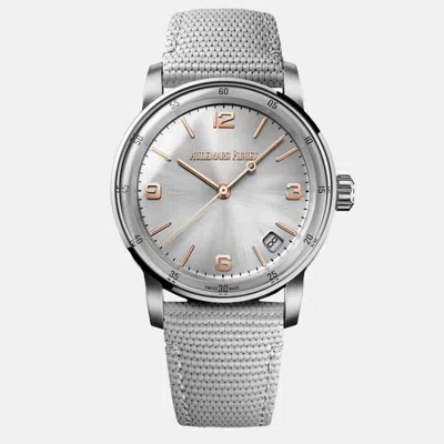 Pre-owned Audemars Piguet Code 11.59 15210cr Automatic Grey 18k Rose Gold White Gold Men's Wristwatch 41 Mm In Silver