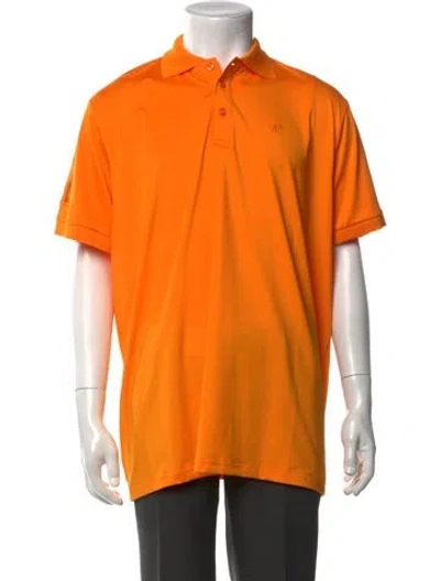 Pre-owned Audemars Piguet Crew Neck Short Sleeve Polo Shirt In Orange