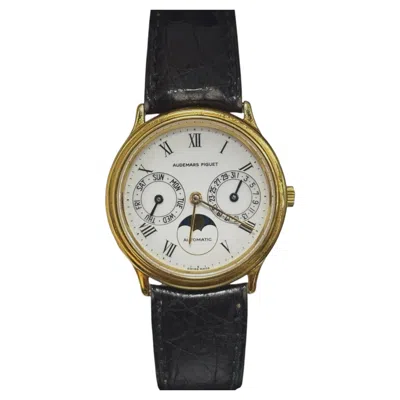 Pre-owned Audemars Piguet Day-date Moonphase 25589ba 18k Yellow Gold Watch