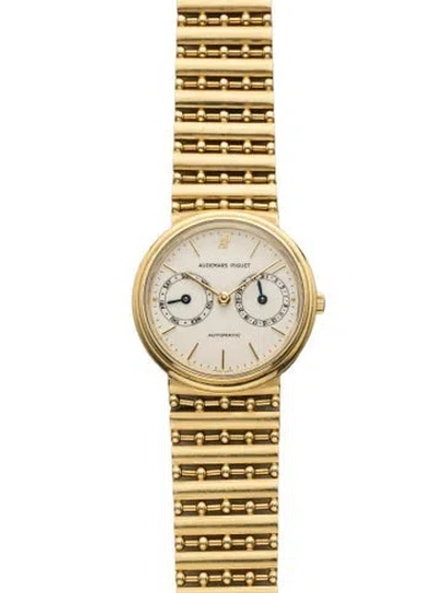 Pre-owned Audemars Piguet Day-date Watch, 33mm In Multi