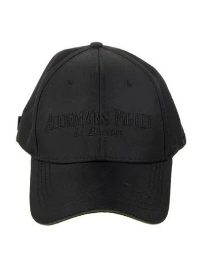 Pre-owned Audemars Piguet Embroidered Baseball Cap In Black