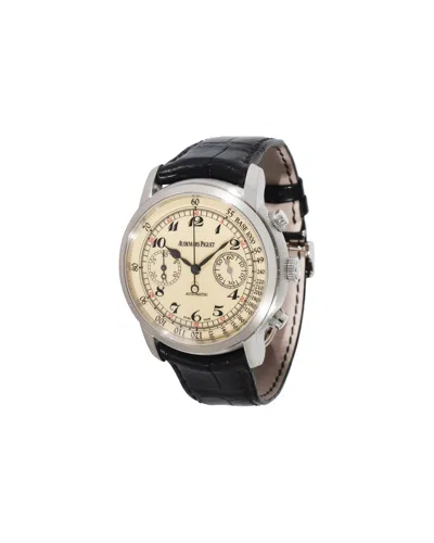 Audemars Piguet Jules Audemars 26100bc. Oo. D002cr1 Men's Watch In 18kt White Go In Silver