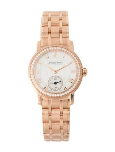 Pre-owned Audemars Piguet Jules Audemars Small Seconds Watch, 27mm In Multi