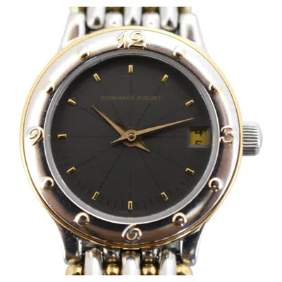 Pre-owned Audemars Piguet Meridian 18k Gold&steel Ladies Watch, Quartz Ap 2610, 1989 In Multi