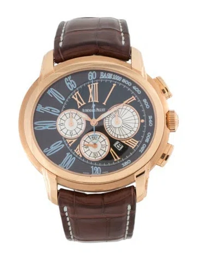 Pre-owned Audemars Piguet Millenary Chronograph Watch In Multicolor