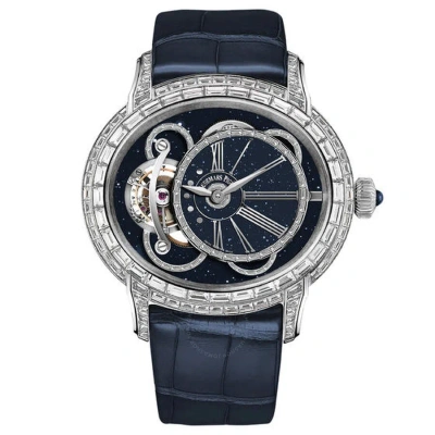 Audemars Piguet Millenary Tourbillon Blue Aventurine Dial Men's Hand Wind Diamond Watch 26381bc.zz.d