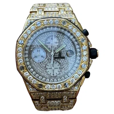 Pre-owned Audemars Piguet Offshore 42mm Brick Vs Custom Diamond Watch Amazing Piece In Multi