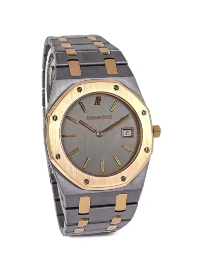 Pre-owned Audemars Piguet Pre Owned 1987-1994 Royal Oak Tantale 33mm Watch In Grey