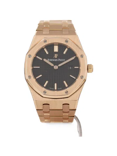 Pre-owned Audemars Piguet Pre Owned 2017 Royal Oak 33mm Watch In Black