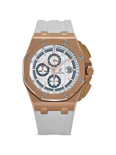 Pre-owned Audemars Piguet Pre Owned 2017 Royal Oak Offshore 44mm Watch In White