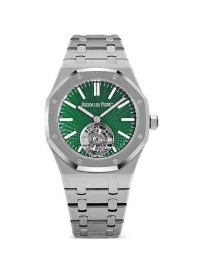 Pre-owned Audemars Piguet Pre Owned 2021 Royal Oak 41mm Watch In Green