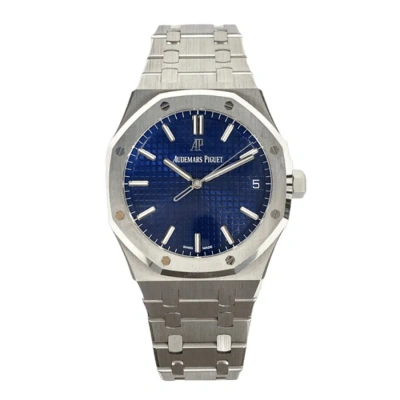 Audemars Piguet Royal Oak Automatic Blue Dial Men's Watch 15503bc.oo.1220bc.01 In Blue / Gold / Gold Tone / White