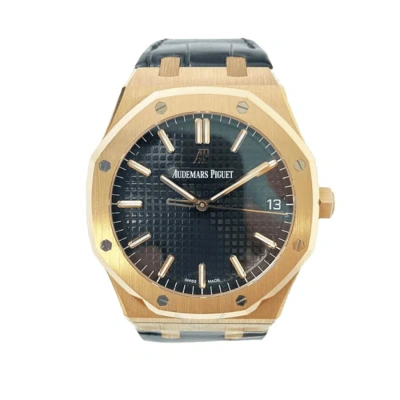 Audemars Piguet Royal Oak Black (grande Tapisserie) Dial Men's Watch 15500or.00.d002cr.01 In Black / Gold / Pink / Rose / Rose Gold