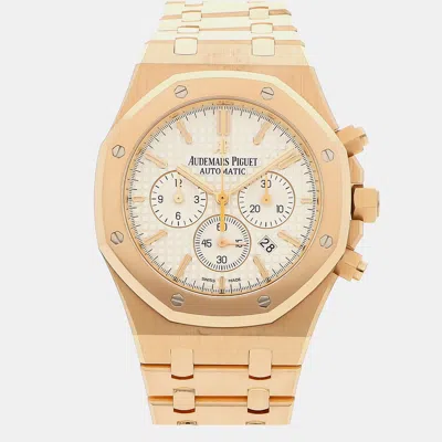 Pre-owned Audemars Piguet Royal Oak Chronograph 26320or.oo.1220or.02 In Silver