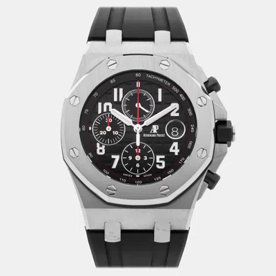 Pre-owned Audemars Piguet Royal Oak Chronograph 26470st.oo.a101cr.01 In Black