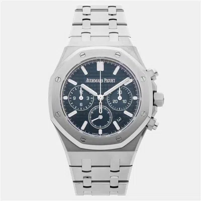Pre-owned Audemars Piguet Royal Oak Chronograph 26715st.oo.1356st.01 Automatic Men's Watch 38 Mm In Blue