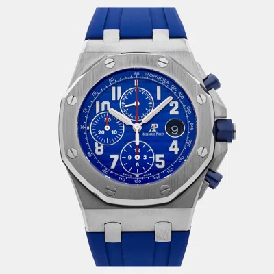 Pre-owned Audemars Piguet Royal Oak Offshore Chronograph 26470st.oo.a030ca.01 In Blue