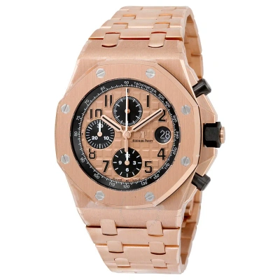 Audemars Piguet Royal Oak Offshore Chronograph Rose Dial Men's Watch 26470or.oo.1000or.01 In Pink