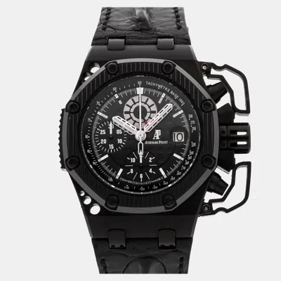 Pre-owned Audemars Piguet Royal Oak Offshore Survivor Chronograph Limited Edition 26165io.oo.a002ca. In Black