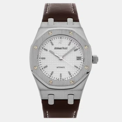 Pre-owned Audemars Piguet Royal Oak Pictet & Cie Special Edition 15189st.oo.d083cu.01 In Silver