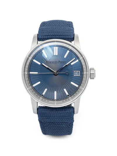 Pre-owned Audemars Piguet Pre Owned Code 11.59 41mm Watch In Blue