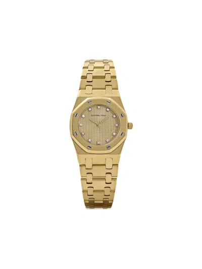 Pre-owned Audemars Piguet  Royal Oak 25mm In Gold