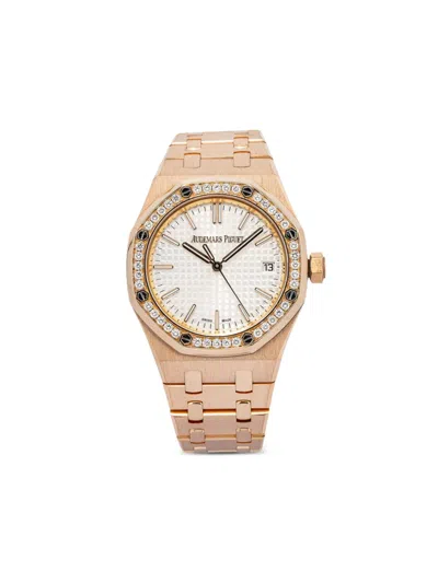 Pre-owned Audemars Piguet Pre Owned Royal Oak 37mm In White