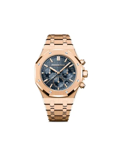 Pre-owned Audemars Piguet  Royal Oak 38mm In Blue