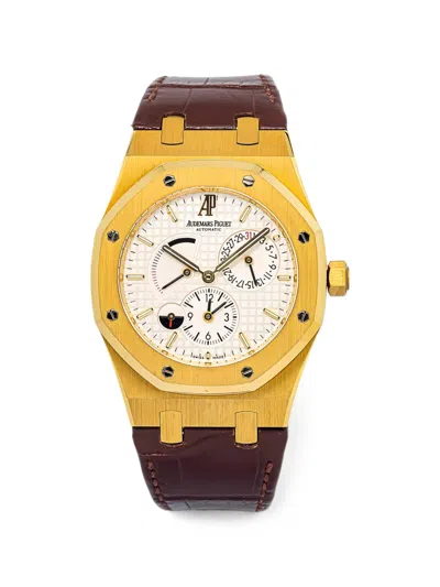 Pre-owned Audemars Piguet Pre Owned Royal Oak 38mm Watch In White
