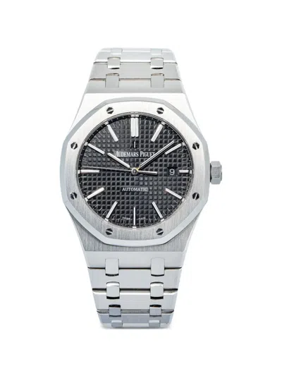 Pre-owned Audemars Piguet Pre Owned Royal Oak 41mm Watch In Black