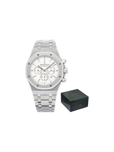 Pre-owned Audemars Piguet  Royal Oak 41mm In White