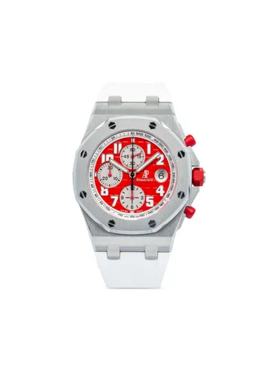 Pre-owned Audemars Piguet  Royal Oak 42mm In Red