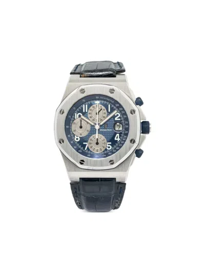 Pre-owned Audemars Piguet  Royal Oak Offshore 42mm In Blue