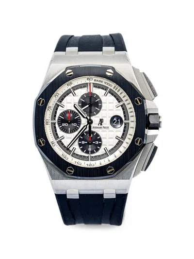 Pre-owned Audemars Piguet Pre Owned Royal Oak Offshore 44mm Watch In White