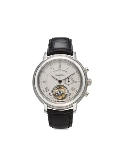 Pre-owned Audemars Piguet  Tourbillon Chronograph 43mm In White