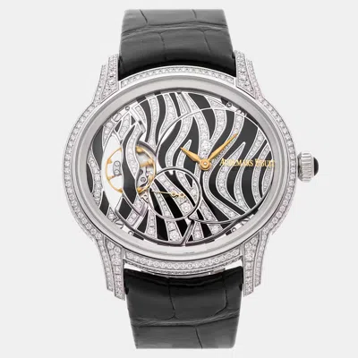 Pre-owned Audemars Piguet Millenary 77249bc.zz.a102cr.01 39.5 Mm In Black