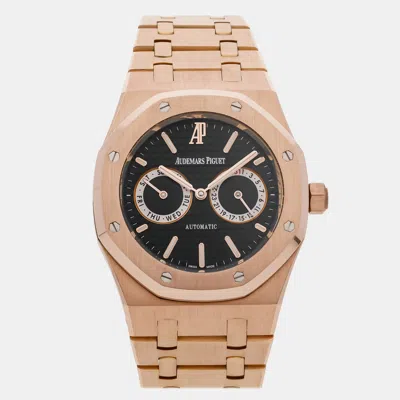 Pre-owned Audemars Piguet Royal Oak Day/date 26330or.oo.d088cr.01 In Black