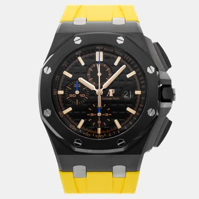 Pre-owned Audemars Piguet Royal Oak Offshore Chronograph 26405ce.oo.a002ca.02 44 Mm In Black