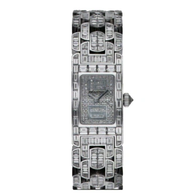 Audemars Piguet Promesse Diamond Pave White Gold Ladies Watch 67402bc.zz.9155bc.01 In Metallic