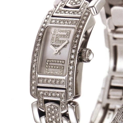 Audemars Piguet Promesse Diamond White Gold Ladies Watch 67405bc.zz.1181bc.03 In Metallic