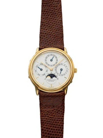 Pre-owned Audemars Piguet Quantieme Perpetual Calendar Moonphase Watch In Multi