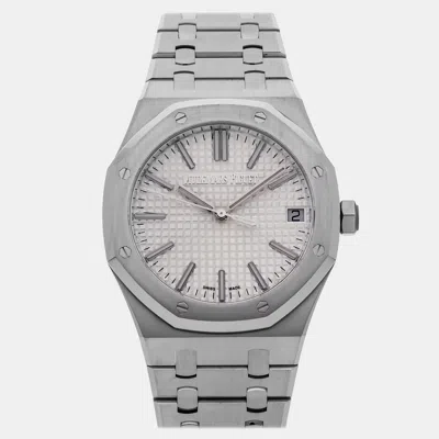 Pre-owned Audemars Piguet Royal Oak 15510st.oo.1320st.03 Silver Stainless Steel Automatic Men's Watches 41mm