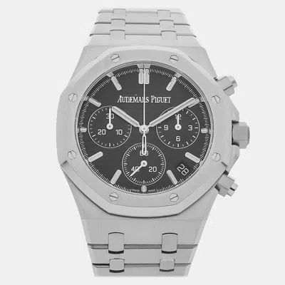 Pre-owned Audemars Piguet Royal Oak 26240st.oo.1320st.06 Black Stainless Steel Automatic Men Wristwatch 41mm