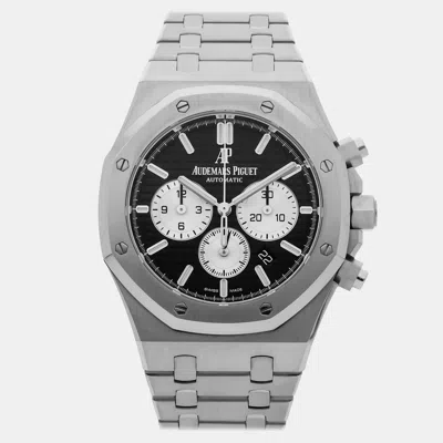 Pre-owned Audemars Piguet Royal Oak 26320st.oo.1220st.01 Black Stainless Steel Automatic Men's Watches 41mm