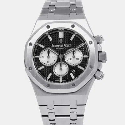 Pre-owned Audemars Piguet Royal Oak 26331st.oo.1220st.02 Automatic Black Stainless Steel Men's Wristwatch 41 Mm