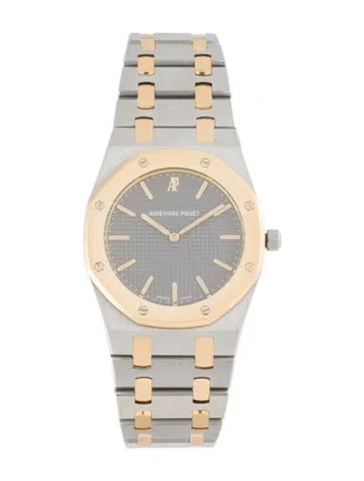 Pre-owned Audemars Piguet Royal Oak, 33mm In Multi