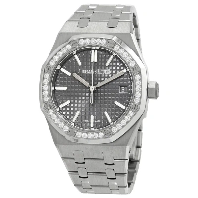 Audemars Piguet Royal Oak "50 Year Anniversary" Automatic Diamond Grey Dial Men's Watch 15551st.zz13 In Metallic